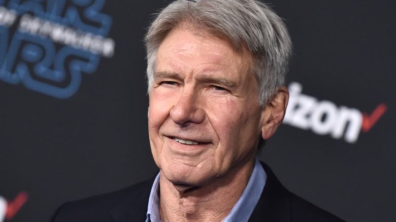 Harrison Ford at a premiere
