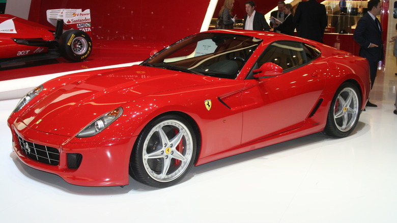 Ferrari 599 GTB Fiorano on display