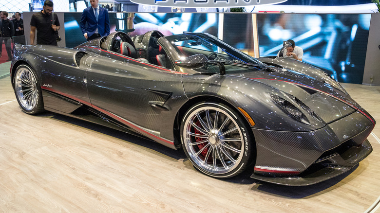 Pagani Huayra Roadster at the Geneva Motor Show