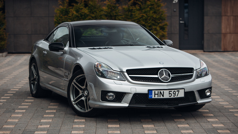 Mercedes-Benz SL65 AMG parked up