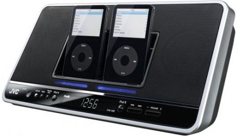 JVC NX-PC7 dual iPod speaker dock