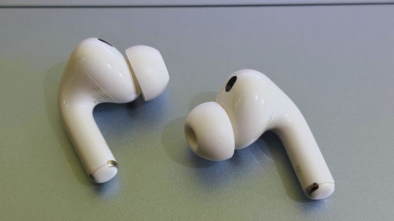 AirPods Pro on a table.