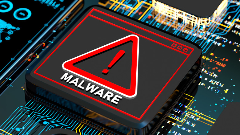 malware warning illustration