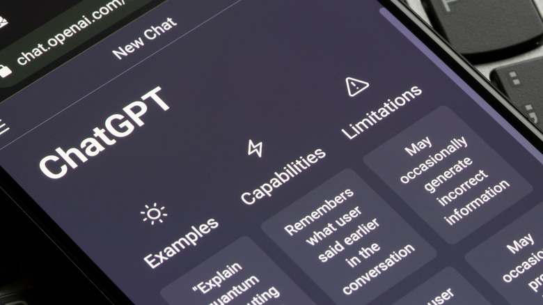 ChatGPT New Chat menu smartphone