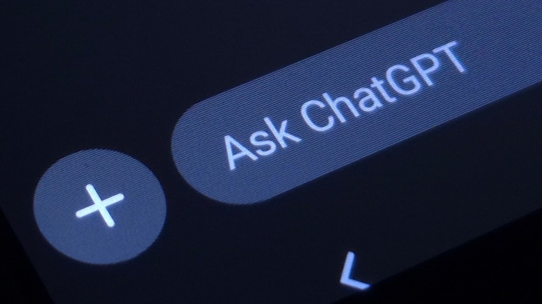 the ChatGPT app where you can ask it questions