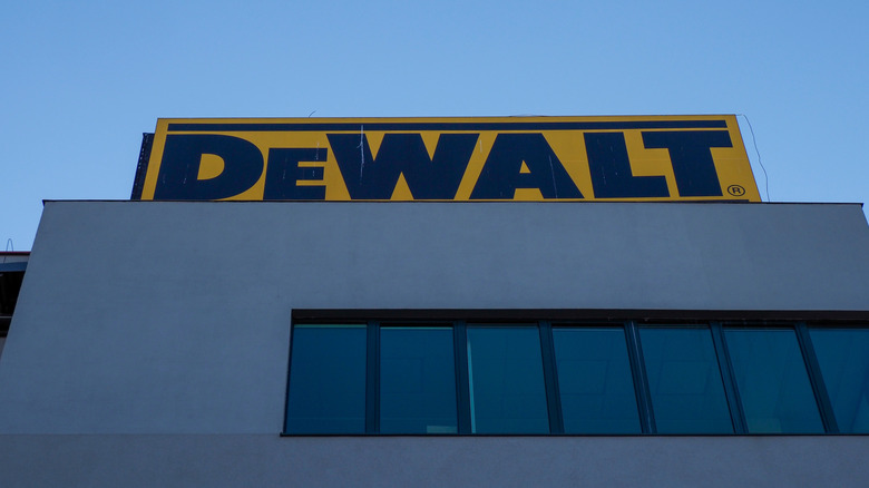 DeWalt corporate building with sign