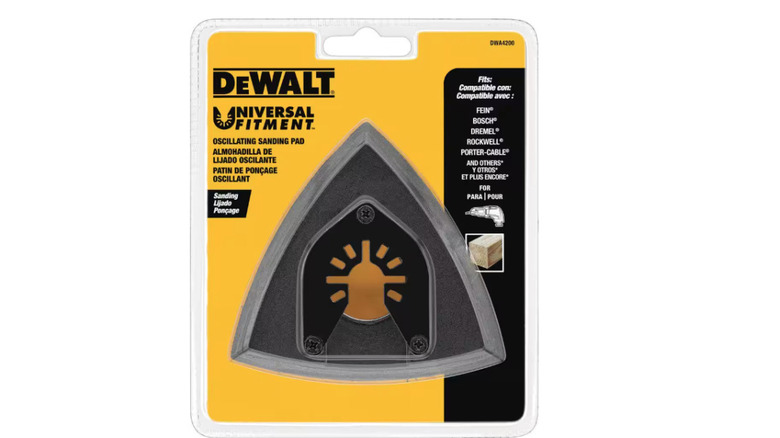 Oscillating Sanding Pad on display