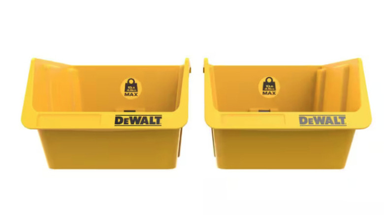 Plastic Bins (2-Pack) on display