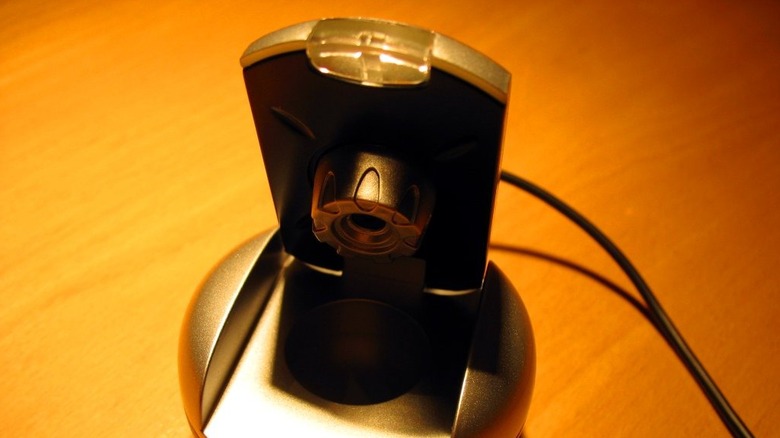 A webcam looking to the side.