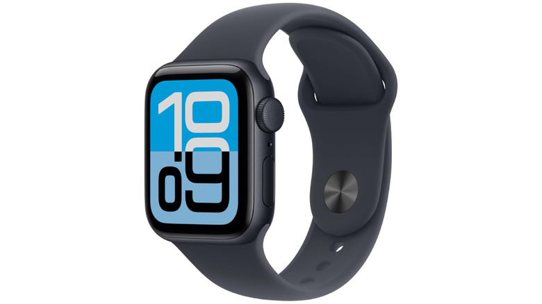 The Apple Watch SE 3 smartwatch.
