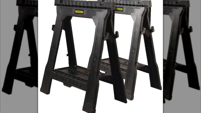 Stanley 31-inch Plastic Folding Sawhorse