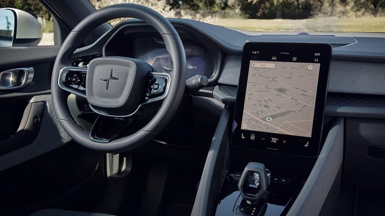 2022 Polestar 2 single-motor interior