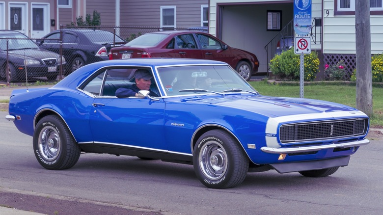 Blue 1968 Camaro