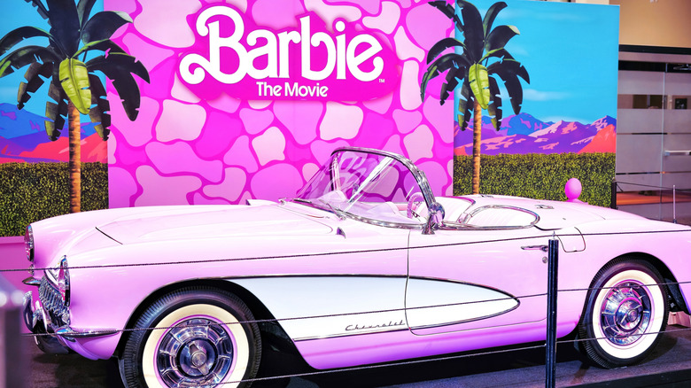 Barbie's pink Corvette