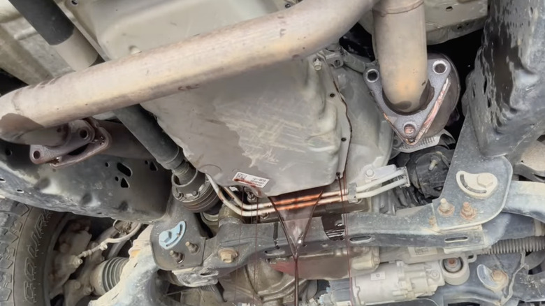 Performing the Chevrolet Colorado DIY transmission fluid fix