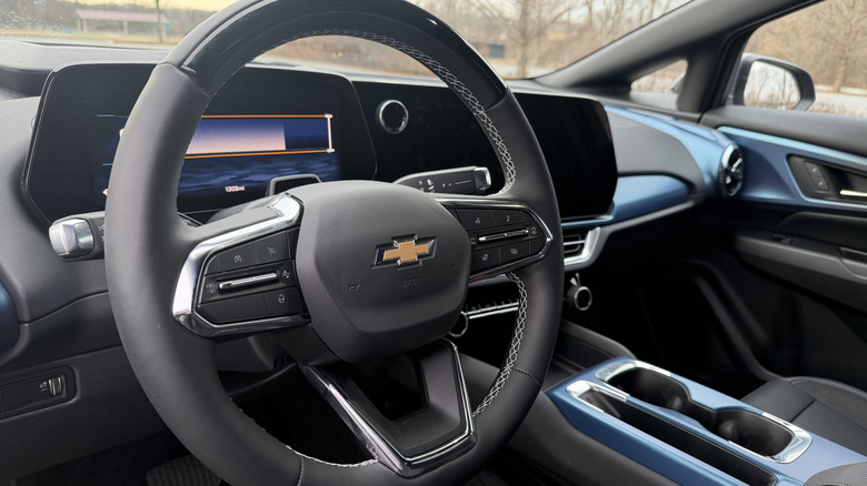 2026 Equinox EV steering wheel
