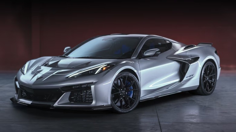 The 2026 Chevrolet Corvette C8 in gray