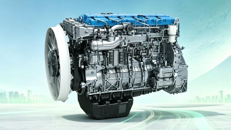 Weichai Power WP15 hydrogen direct‑injection engine for heavy-duty vehicles