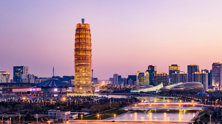 Zhengzhou city skyline