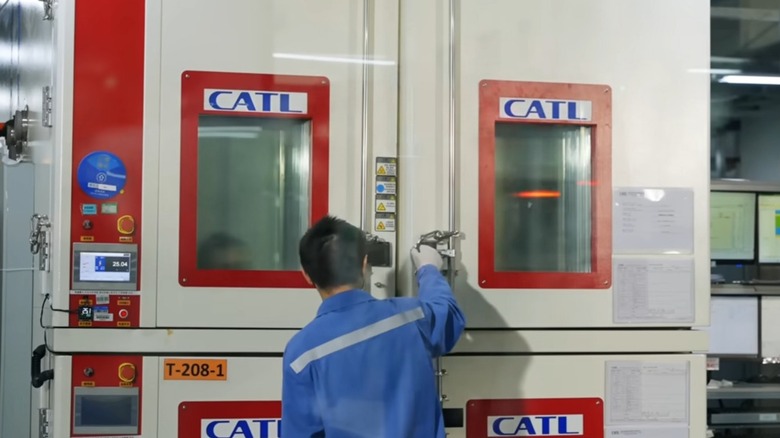 The CATL C5 battery testing facility.