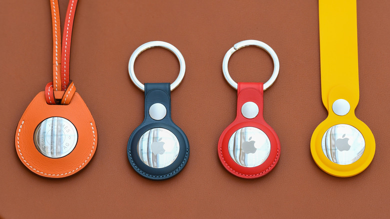 four Apple AirTags