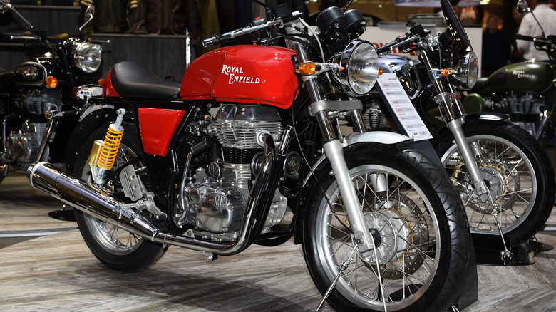 An Enfield Continental GT
