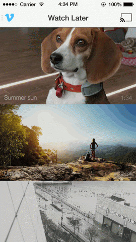 vimeo chromecast