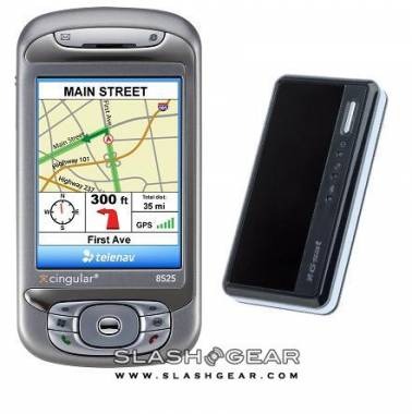 Cingular 8525 & TeleNav Bluetooth GPS