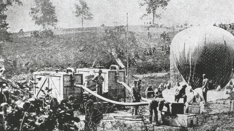 Civil war balloon operations