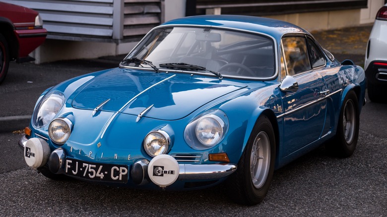 Alpine A110 rally car
