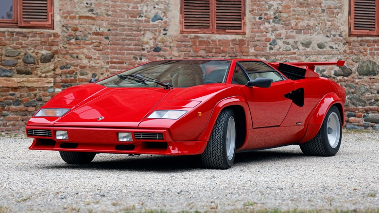 Red Lamborghini Countach