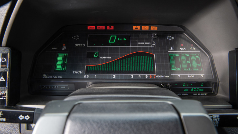 1984 Nissan 300ZX digital instrument cluster