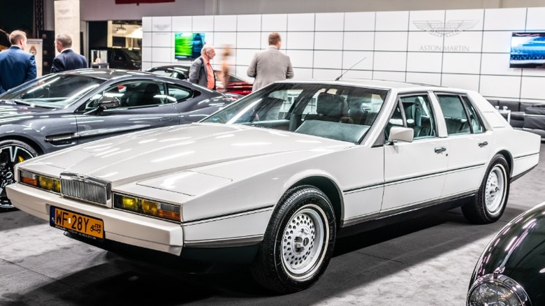 Aston Martin Lagonda at car show