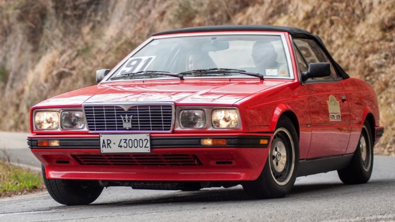 Maserati Biturbo driving