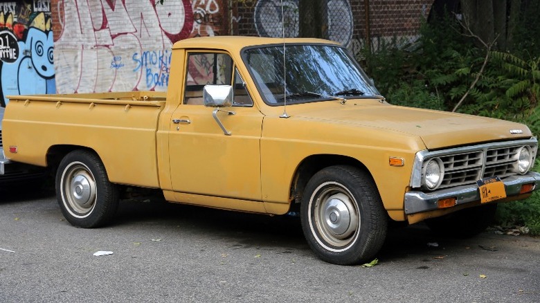 Yellow 1972 Ford Courier