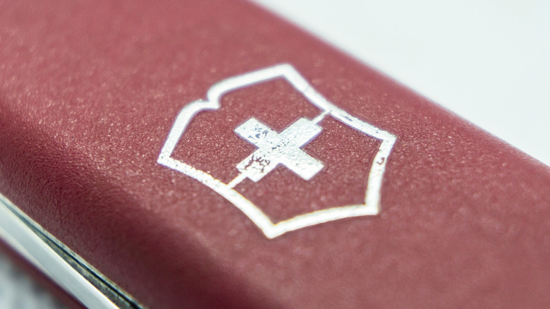 Photo displaying Swiss Army Knife logo