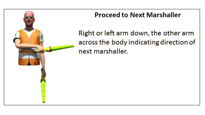 proceed to next marshaller graphic