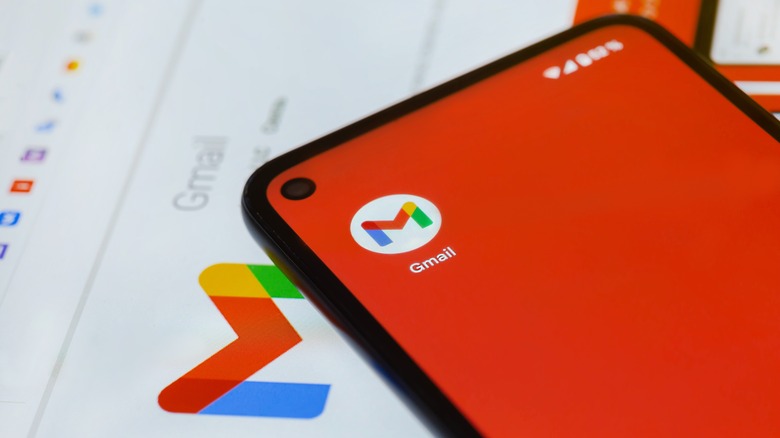 Gmail's Android app in front of its web client