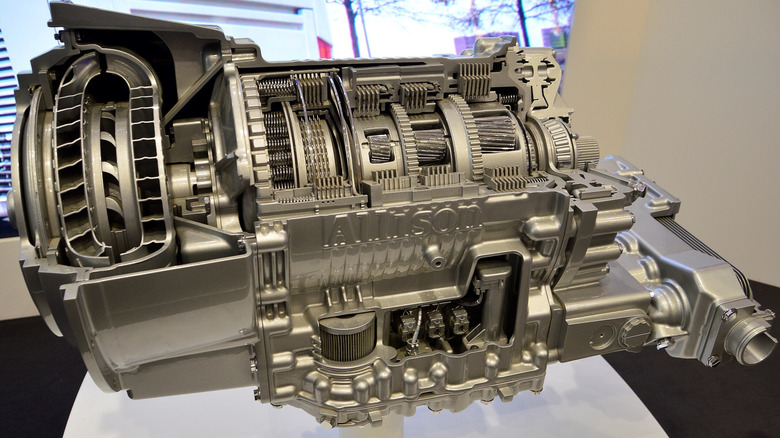 Allison T3270 xFE Transmission teardown display