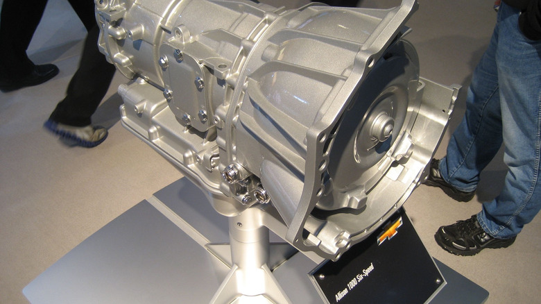 Allison 1000 transmission unit replica on display