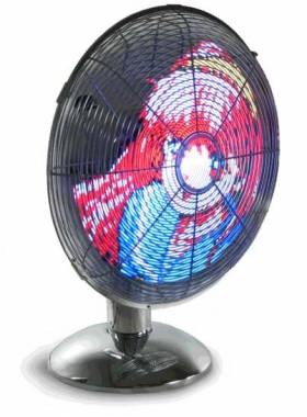 LED art fan