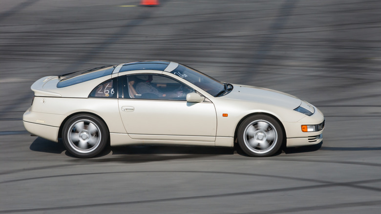 Nissan 300ZX at a track day