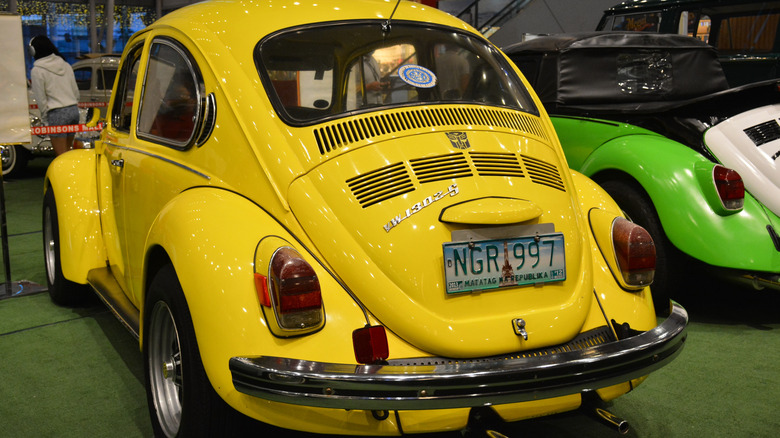 Rear of a Volkswagen Beetle