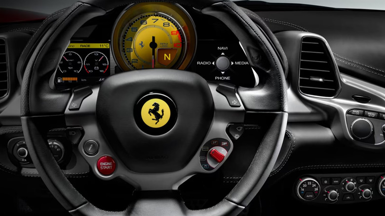 Ferrari 458 Italia Interiors