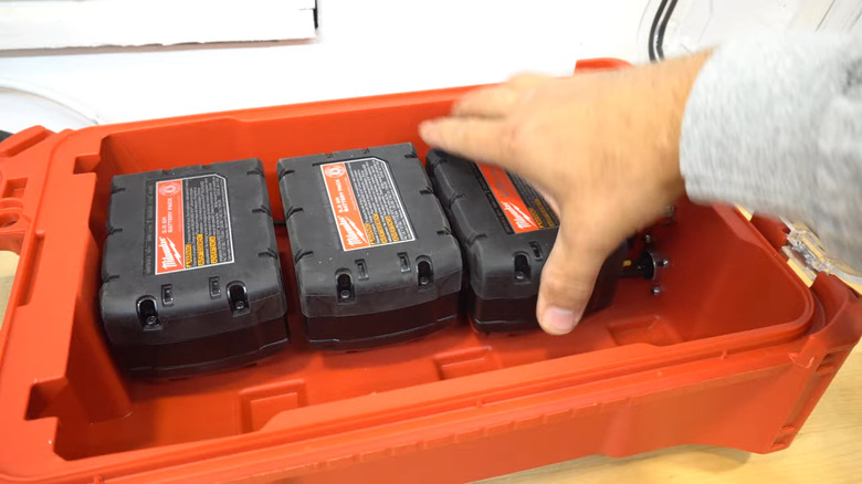 Multi-cell camping battery