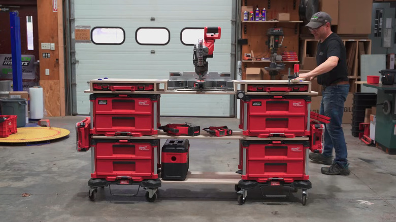 Packout miter saw bench