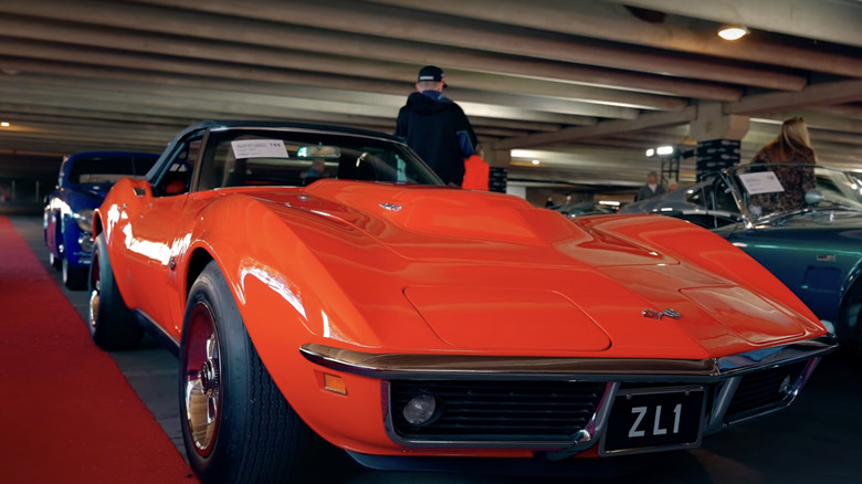 Red 1969 Corvette Stingray ZL-1