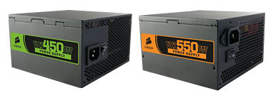 Corsair VX450W and VX550W PSU