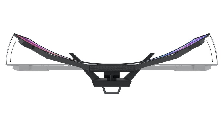 Corsair Xeneon Flex top view