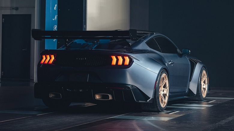 Ford Mustang GTD rear 3/4 parked